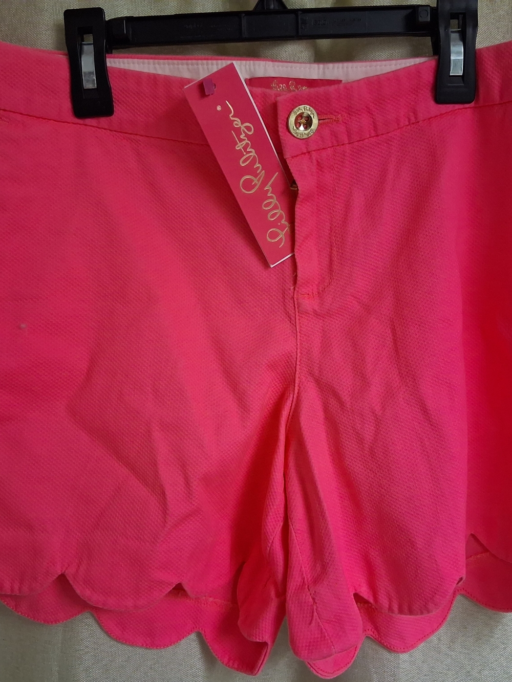 Lilly Pulitzer Pink Scallop Hem Women's Shorts
